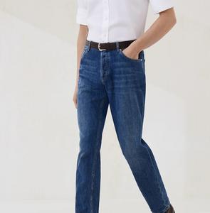 Custom Logo Vintage Y2K Style 2025 Baggy Denim <b>Jeans</b> for Men & Women Oversized Mid-<b>Waist</b> Fit Casual Daily Urban Fashion - Product Image 1