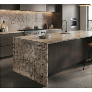 Dalles de granit naturel poli de qualité export indienne, couleur beige emblématique, modernes, grandes, écologiques et durables, pour escaliers, cheminées et éviers - Product Image 1