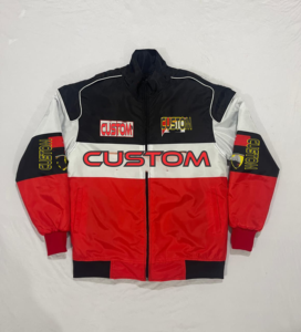 Chaqueta de Equipo de Motociclismo de Carreras, Manga Larga, Cortavientos para Hombre, 100% Algodón, Ropa Deportiva de Verano, Logotipo Frontal con Transferencia Térmica - Product Image 1