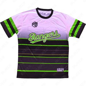 Blaze Fight Wear Custom 100% algodón Softball Jerseys de alto rendimiento para hombres cuello estampado transpirable de secado rápido camisetas para hombres - Product Image 1