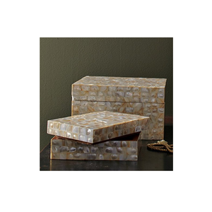 High Gloss Finished Bone Inlay <b>Keepsake</b> Organizer Jewelry <b>Box</b> & Shelf <b>Box</b> Luxury Shell Jewelry Organizer Wedding Festive Gifting - Product Image 2