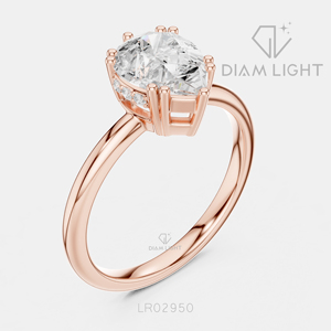 Élégante bague en or blanc 14 carats avec diamant de laboratoire taille poire 1,63 carat, certifié IGI, couleur F+, clarté VS+, bijoux de fiançailles et de mariage - Product Image 4