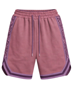 Pantalones Cortos Deportivos para Hombre, Color Rosa Polvoriento y Morado, Transpirables, de Secado Rápido, para Entrenamiento, Gimnasio, Running, Cintura Elástica, Personalizables - Product Image 1