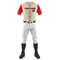 Ventes chaudes, uniformes de baseball personnalisés avec le nom de l'équipe, manches courtes, logo sur le devant, séchage rapide, respirant, haute qualité, vente en gros
