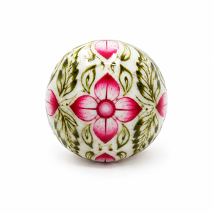 Botones de Latón Esmaltado Hechos a Mano Mayrabygungun para Prendas, Botones Decorativos de Metal con Diseño Floral, Paquete de 13, Origen Rajasthan - Product Image 1