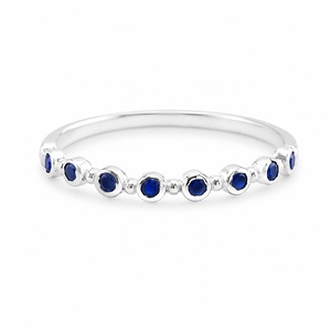 925 Sterling <b>Silver</b> Lapis Lazuli <b>Ring</b> Natural Blue Gemstone Minimalist <b>Stacking</b> <b>Ring</b> Wholesale Jewelry - Product Image 1