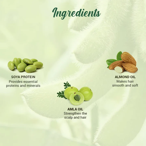 Fresh Nourishing Shampoo For Hair Care With Soya <b>Protein</b> Strengthening Formula For Smooth Soft Healthy Looking Hair 120ml - Product Image 3