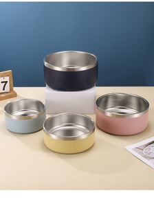 Tazón Aislado para Perros de 18oz, 32oz, 42oz, Doble Pared, Acero Inoxidable 304, Comedero para Mascotas, Antideslizante, Gran Capacidad, para Perros y Gatos - Product Image 6