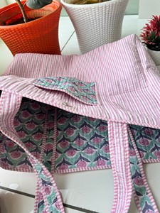 Bolsa de Compras Elegante, Ligera, Acolchada a Máquina, Hecha a Mano, Estampada a Mano, Bolsa de Fin de Semana, Bolsa Grande, Estampada a Mano en India - Product Image 5