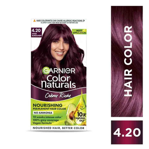 Crema colorante para el cabello color vino burdeos para un fácil cuidado del cabello en casa. La coloración ayuda a lograr un color profundo y rico y un aspecto suave y uniforme. - Product Image 3