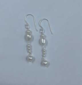 Natural <b>Pearl</b> Dangle Earrings Freshwater <b>Pearl</b> <b>Jewelry</b> Handmade Elegant Fashion Wholesale Accessories - Product Image 2