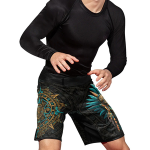 Shorts de combat MMA personnalisés en Spandex/Polyester, respirants, séchage rapide, unisexe, pour adultes, Muay Thai, UFC, entraînement de boxe, OEM ODM - Product Image 3