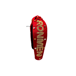 Añade Magia Festiva a tu Atuendo: Diadema Bordada con Cuentas para Días de Partido - Cuentas Premium, Colores Ricos, Detalles Hechos a Mano - Product Image 2