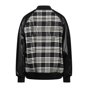 Blouson universitaire en laine Tarten au design personnalisé, col montant, logo brodé sur le devant, haute qualité, style urbain unisexe, 100 % coton - Product Image 2