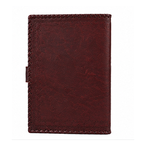Porte-documents en cuir gaufré marron de haute qualité, design personnalisable, style tendance, utilisation promotionnelle pour les groupes de marques DNA - Product Image 4