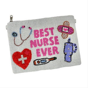 Bolsa de almacenamiento grande con cremallera y cuentas de fresa, bolso de mano de lentejuelas para frutas, monedero de verano, Multicolor, Unisex, ecológico, duradero, hecho a mano - Product Image 5