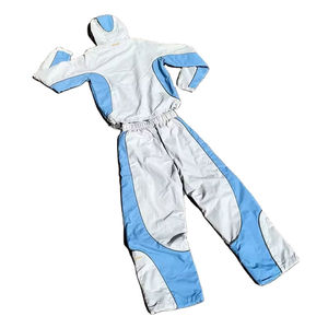Custom Sweatsuit Embroidery <b>Zip</b> <b>Up</b> <b>Jacket</b> Jogger Set Nylon Sweat Pant Windbreaker Outdoor <b>Jacket</b> Tracksuits For Men - Product Image 4