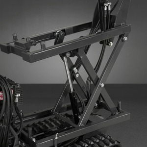 1100Lbs Capacity <b>Wheel</b> <b>Barrow</b> 302cc 10HP E-Start Gas Engine Tracked Dumper,with Front Shovel/Hydraulic Tipping and Lifting - Product Image 5