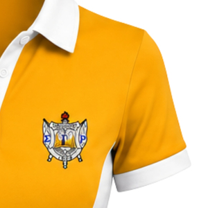 ชุดเดรสโปโลแบบสั่งทำพิเศษ Sigma Gamma Rho พร้อมแผงด้านข้าง ชุดเดรสลำลองแขนสั้นคอปกสำหรับผู้หญิง ชุดกีฬา ผู้ผลิต OEM ODM - Product Image 4