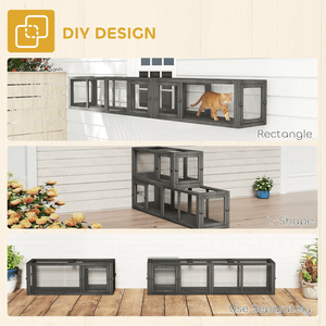Tunnel per Gatti per Esercizio e Gioco, Tubi e Ruote di Qualità Premium - Product Image 3