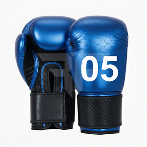 Guantes de Boxeo de Piel de Alto Rendimiento para Entrenamiento, con Logotipo Personalizado, Cierre de Gancho y Bucle, Antideslizantes y que Absorben la Humedad - Product Image 3