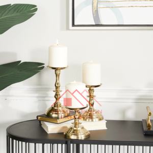 Finished <b>Candle</b> Holder Set of 3 for Home Decor New Arrival Interior Decorative <b>Candle</b> Light <b>Candle</b> <b>Pillar</b> Holder - Product Image 6