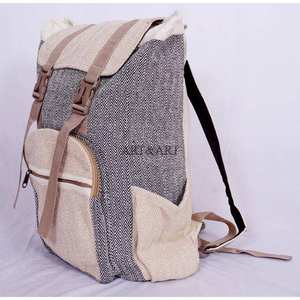 Sac à dos léger et élégant de style tibétain vintage unisexe pour le camping et la natation, avec motif unique et poignée détachable, en matière organique - Product Image 2