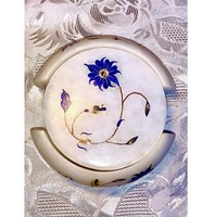 Sous-verres de luxe faits à la main avec incrustations de marbre, ensembles de vaisselle portables et durables, accessoires de table pour bar, restaurant et cadeaux