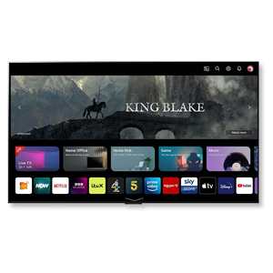 OLED M3 83" TV & S95QR with Soundbar Smart OLED TV LED Backlit Black Cabinet Built-In Speaker <b>Game</b> Mode Wide Screen - Product Image 1