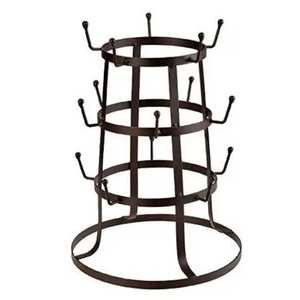 Supporto in metallo per <span class=keywords><strong>tazze</strong></span> <span class=keywords><strong>e</strong></span> <span class=keywords><strong>piattini</strong></span>, <span class=keywords><strong>porta</strong></span> <span class=keywords><strong>tazze</strong></span> da tavolo in filo metallico, set organizer per piatti <span class=keywords><strong>e</strong></span> <span class=keywords><strong>tazze</strong></span>, accessori da cucina per il piano di lavoro - Product Image 5