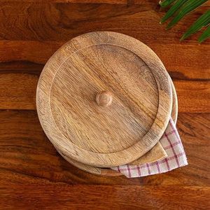 Boîte à roti en émail et bois - Product Image 2