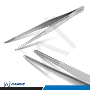 Pinzas de Disección Ergonómicas Accuram, Pinzas de Acero Inoxidable de 1.8 mm con Punta Serrada, Pinzas Quirúrgicas Dentales para Tejido, Pinzas Médicas con Certificación CE - Product Image 5