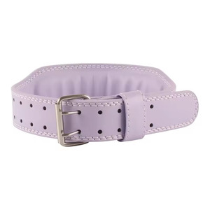 <b>Men's</b> Weightlifting <b>Belt</b> Cowhide Material Non-Slip Buckle Closure Adjustable Lumbar Support <b>for</b> <b>Gym</b> Bodybuilding Fitness - Product Image 5