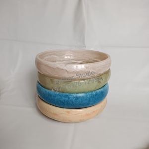 Tazón de Resina de Color Vainilla Hecho a Mano, Ecológico, de Grado Alimenticio, con Patrón en Espiral, Clásico para la Mesa de Cocina, para Frutas y Ensaladas - Product Image 6
