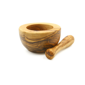 Factory Price Premium Natural Wood Mortar and Pestle Bowl for Grinding Spices Herbs and Guacamole Unique <b>Kitchen</b> <b>Accessory</b> - Product Image 3