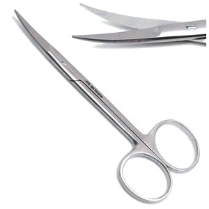 Tijeras Pequeñas de Acero Inoxidable de Alta Calidad para Instrumentos Médicos, Herramienta de Belleza, Tijeras Curvas para Maquillaje, Suministros Directos del Fabricante - Product Image 1