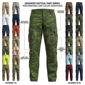 Custom Sublimation Camouflage Design Cargo Pants Multi Pocket Outdoor Workwear <b>Trousers</b> Breathable Slim Fitted Utility Pants - Product Image 1
