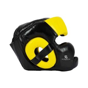 Protège-tête de boxe en cuir léger, respirant et réglable, personnalisable pour l'entraînement MMA 2026 - Product Image 4