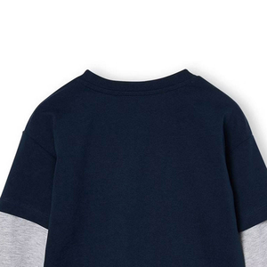 เสื้อยืดแขนยาวสองชั้นผ้าฝ้าย 100% รุ่นใหม่ล่าสุด สไตล์สตรีทแวร์ ทรงโอเวอร์ไซส์ ระบายอากาศได้ดี แบบยูนิเซ็กซ์ - Product Image 3