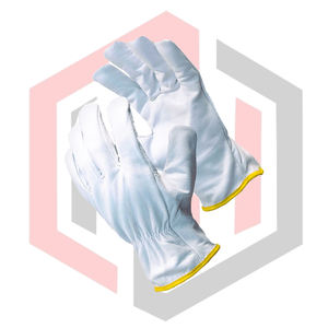 Gants de sécurité en cuir de veau antidérapants, résistants aux déchirures, respirants, anti-coupures, antistatiques, sans silicone, sans poudre, ajustables - Product Image 4
