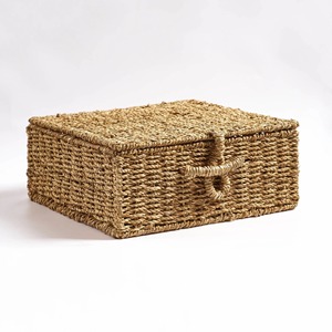 Seagrass <b>Storage</b> Organiser - Natural Handmade <b>Storage</b> <b>Basket</b> Wholesale eco-friendly Made in Viet Nam - Product Image 1