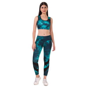 Conjunto Deportivo de 2 Piezas para Mujer, Ropa de Gimnasio, Yoga, Transpirable, Tela Inteligente, Venta al Por Mayor - Product Image 1