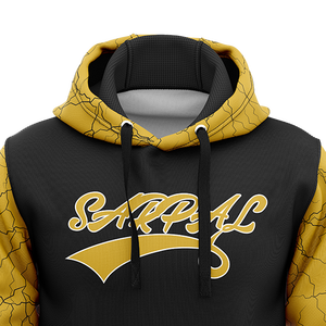 เสื้อฮู้ดดี้ผู้ชายแบบสวมหัว พิมพ์ลายดิจิทัล ปักโลโก้ด้านหน้า ดีไซน์ทันสมัย ผ้าโพลีเอสเตอร์/คอตตอนฟลีซ ทรงปกติ สำหรับฤดูหนาว - Product Image 4