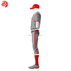 Uniforme de béisbol de ropa de softbol hecho en Pakistán Venta caliente Hombres de secado rápido usan uniforme de béisbol de Benefit Enterprises - Product Image 3