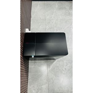 WC Smart Nero Quadrato con Bidet Senza Serbatoio, Telecomando e Apertura Coperchio a Tocco del Piede per Bagno - Product Image 6