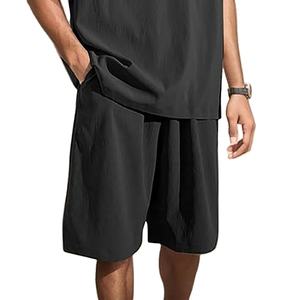 Traje de algodón con logotipo personalizado negro para hombre, moda personalizada para hombre, Jersey frontal de secado rápido, chándal, traje de algodón polar para hombre - Product Image 3