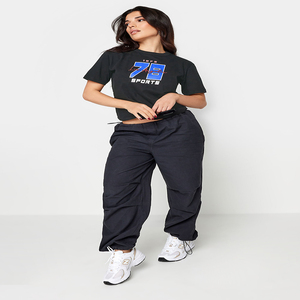 Custom Women's Printed T-Shirts Comfortable Cotton Blend Fabric T-Shirts Soft Breathable Casual Wear Short Sleeve Women's Shirts - Product Image 6