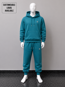 Conjunto de Felpa Gruesa Personalizada de 300-500GSM para Hombre: Sudadera con Capucha y Pantalones de Chándal Oversize Estilo Urbano, Traje de Felpa de 2 Piezas - Product Image 3