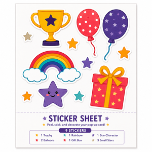 Kit de Cartes Pop-Up 3D DIY « Vous êtes incroyables » pour Enfants – Création Artistique Éducative – Fabricant OEM/ODM Personnalisé - Product Image 3