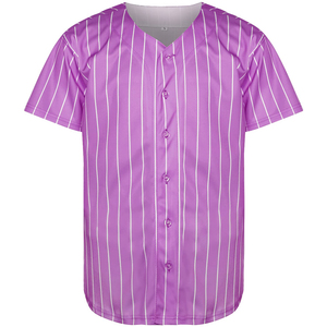 Maillot de softball bleu clair personnalisé avec nom et numéro de l'équipe vert imprimés par sublimation, col en V, manches courtes, maillot respirant pour homme - Product Image 3